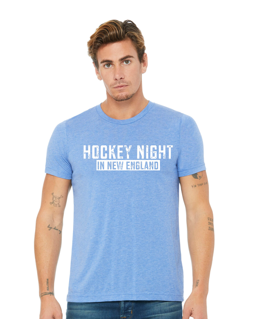 Beaver Hockey Triblend T-Shirt